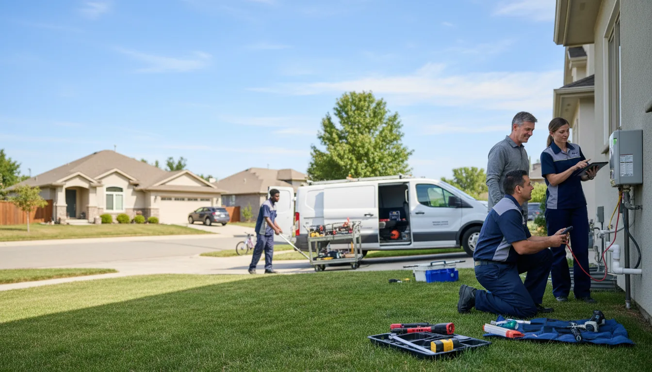 Tankless water heater service in Augusta, KY
